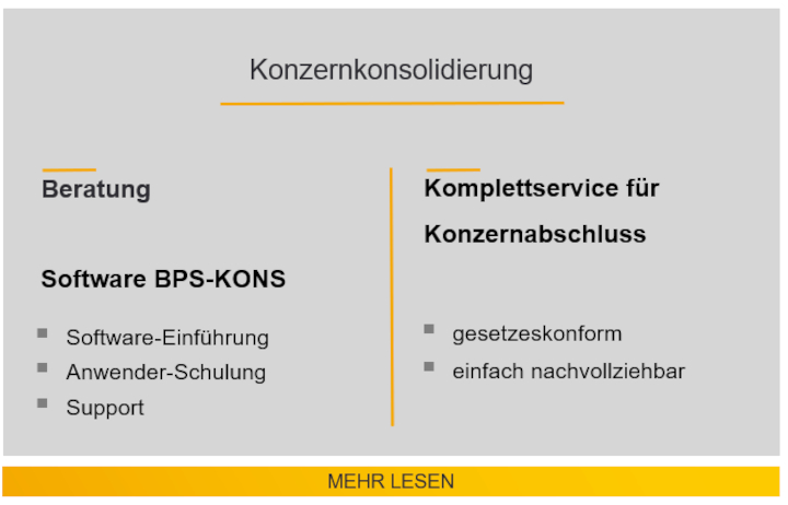 Konzernkonsolidierung